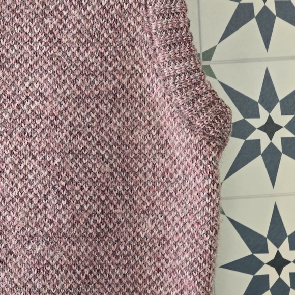 Vintage sweater vest Muave - Picture 3 of 5